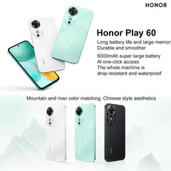 Honor Play 60, 6 GB + 128 GB, lector de huel...