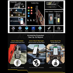 Ulefone Armor 30, 12 GB + 512 GB, Visión noc...