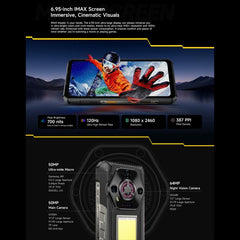 Ulefone Armor 30, 12 GB + 512 GB, Visión noc...