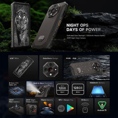Ulefone Armor X16, 6 GB + 128 GB, Visión noc...