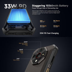 Ulefone Armor X16, 6 GB + 128 GB, Visión noc...