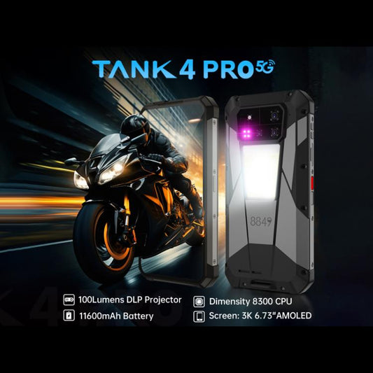 Teléfono resistente Unihertz Tank 4 Pro con ...