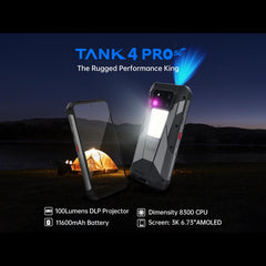 Teléfono resistente Unihertz Tank 4 Pro con ...