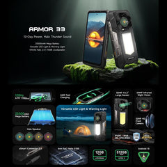Teléfono resistente Ulefone Armor 33, 12 GB ...