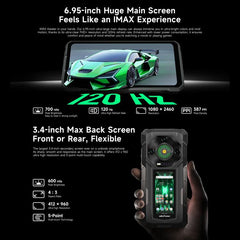Teléfono resistente Ulefone Armor 33 Pro, 16...