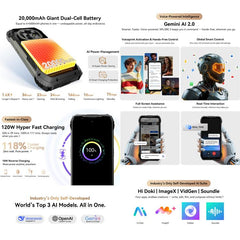 Blackview XPLORE 2, 16 GB + 1 TB, 6,73 pulga...