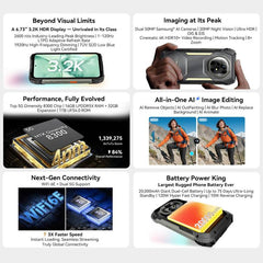 Blackview XPLORE 2, 16 GB + 1 TB, 6,73 pulga...
