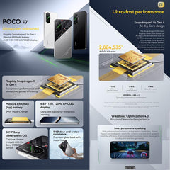 Xiaomi POCO F7 Global, 12 GB + 256 GB, lecto...