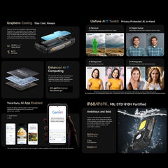 Teléfono resistente Ulefone Armor 29 Pro, 16...