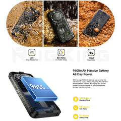 Ulefone RugKing, 8 GB + 256 GB, teléfono res...