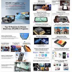 Proyector Blackview XPLORE 2, 12 GB + 256 GB...