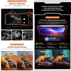 Blackview XPLORE X1, 12 GB + 256 GB, 6,78 pu...