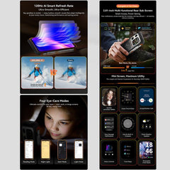 Blackview XPLORE X1, 12 GB + 256 GB, 6,78 pu...