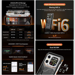 Blackview XPLORE X1, 12 GB + 256 GB, 6,78 pu...