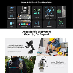 Ulefone Armor 34+, 16 GB + 512 GB, Visión no...