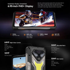 Ulefone Armor 34+, 16 GB + 512 GB, Visión no...