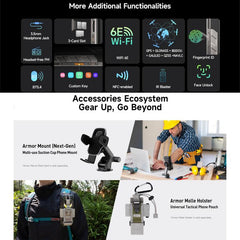 Ulefone Armor 34 Pro+ Proyector, 16 GB + 512...
