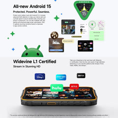 Ulefone RugKing 4 Pro, 8 GB + 256 GB, teléfo...