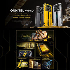 Teléfono resistente Oukitel WP60, 12 GB + 51...