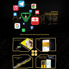Teléfono resistente Oukitel WP60, 8 GB + 256...
