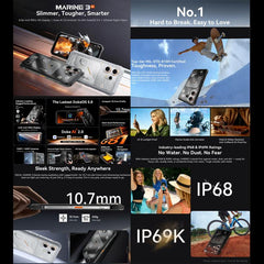 Blackview Oscal Marine 3, 8 GB + 256 GB, 6,5...