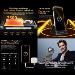 Teléfono resistente Blackview BL7000, 8 GB +...