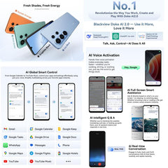 Blackview WAVE 10, 8 GB + 256 GB, 6,88 pulga...