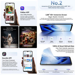 Blackview WAVE 10, 8 GB + 256 GB, 6,88 pulga...