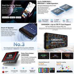 Blackview WAVE 10, 8 GB + 256 GB, 6,88 pulga...
