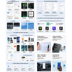 Blackview WAVE 10, 8 GB + 256 GB, 6,88 pulga...