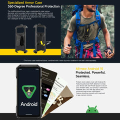 Teléfono resistente Ulefone Armor 27T+, 12 G...