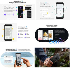 Ulefone RugKing, 8 GB + 128 GB, teléfono res...