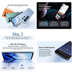 Blackview WAVE 10C, 4 GB + 128 GB, 6,88 pulg...