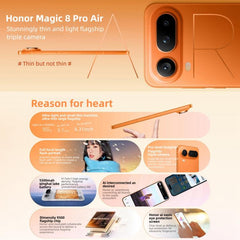 Honor Magic8 Pro Air, 16 GB + 1 TB, lector d...