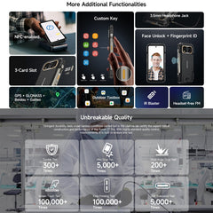 Teléfono Robusto Ulefone Armor 27 Pro, 12GB+...