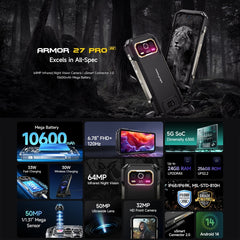 Teléfono Robusto Ulefone Armor 27 Pro, 12GB+...