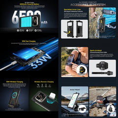 Teléfono robusto Ulefone Armor 25T, 6 GB + 2...