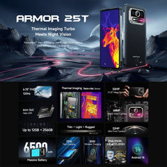 Teléfono robusto Ulefone Armor 25T, 6 GB + 2...