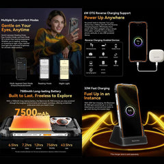 Blackview BL7000 Rugged Phone, 8GB+256GB, 6....