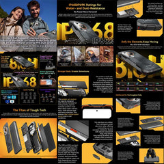 Blackview BL7000 Rugged Phone, 8GB+256GB, 6....