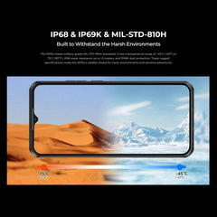 Teléfono robusto Oukitel WP52 5G, 4 GB + 256...