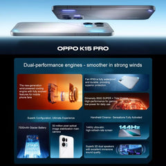 OPPO K15 Pro, 12 GB + 512 GB, lector de huel...