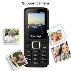 Teléfono móvil UNIWA E1801 de 1,77 pulgadas
