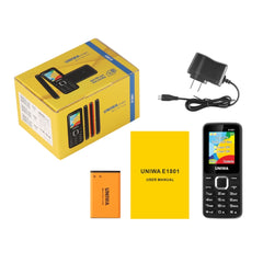Teléfono móvil UNIWA E1801 de 1,77 pulgadas