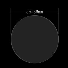 Smart Watch circular del dial del diámetro de 36m m 0.2m m 9H moderó la película de cristal