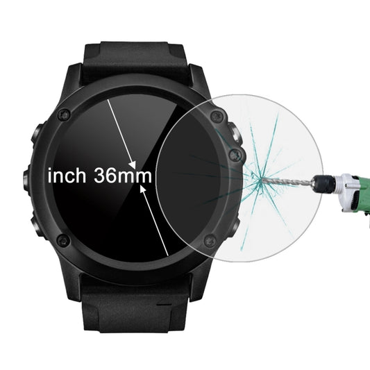Smart Watch circular del dial del diámetro de 36m m 0.2m m 9H moderó la película de cristal