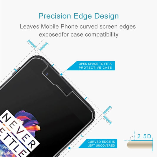 Para OnePlus 5 0,3 mm 9H Dureza superficial ...
