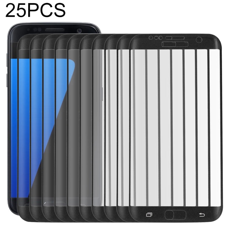 Película de vidrio templado de 25 piezas para Samsung Galaxy S7 Edge