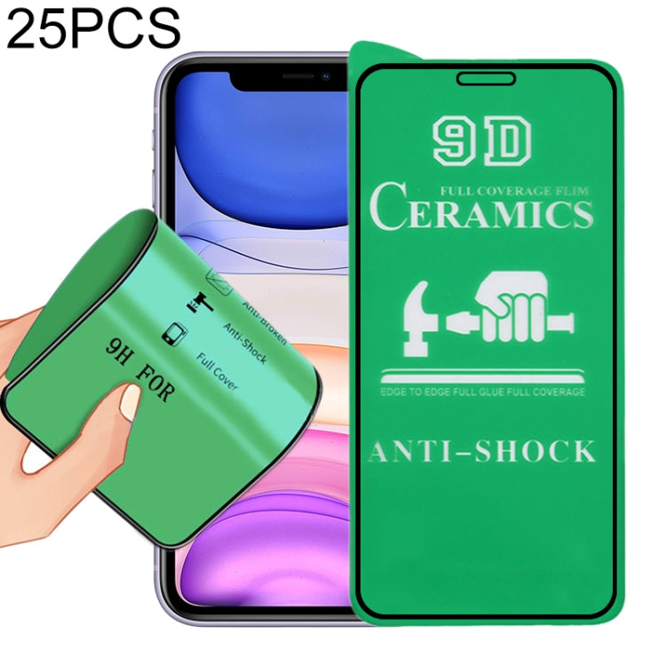 Para iPhone 11 / XR 25 piezas 2.5D Película ...
