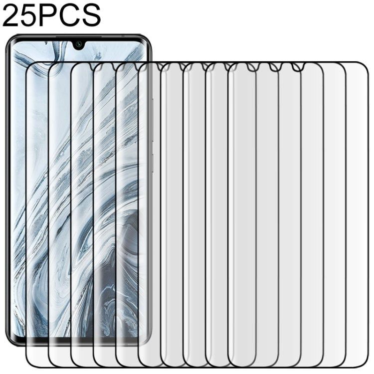 25 PCS para Xiaomi Mi Note 10 9H HD Película...
